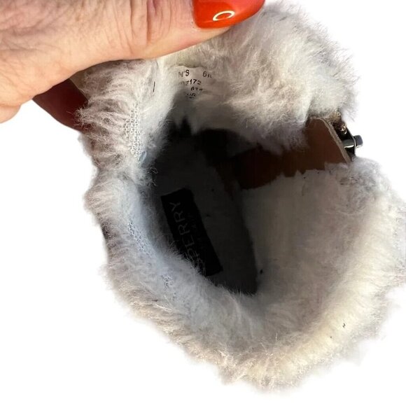 Sperry Women's Size 6 Luca Peak Tan WATERPROOF Leather Ankle Boots‎ STS97172 - Picture 9 of 12